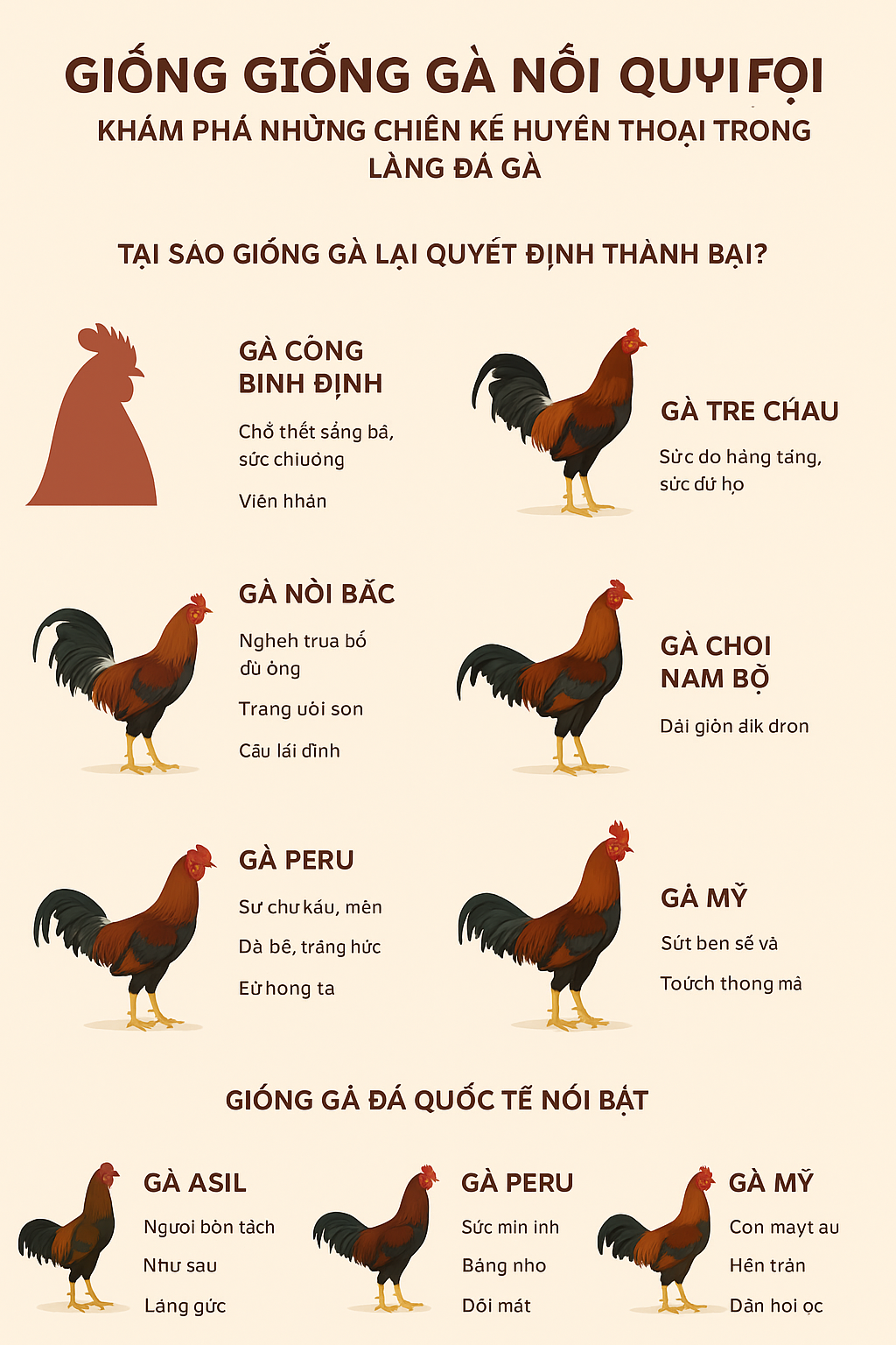 giong ga da