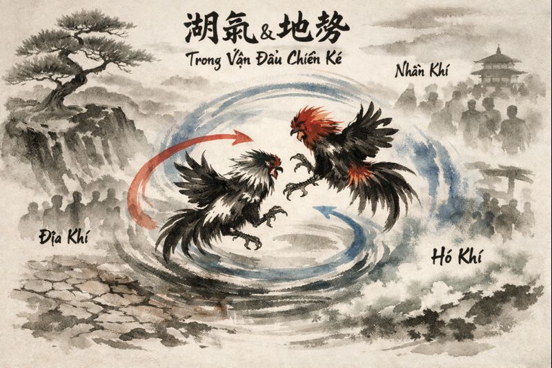 Hồ Khí & Địa Thế Trong Vận Đấu Chiến Kê 3 Chien ke va nang luong thien nhien