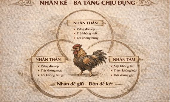 LUẬN NHẪN KÊ – THẮNG Ở SỰ CHỊU ĐỰNG, KHÔNG Ở SỰ NÓNG VỘI 4 Rooster and the three levels