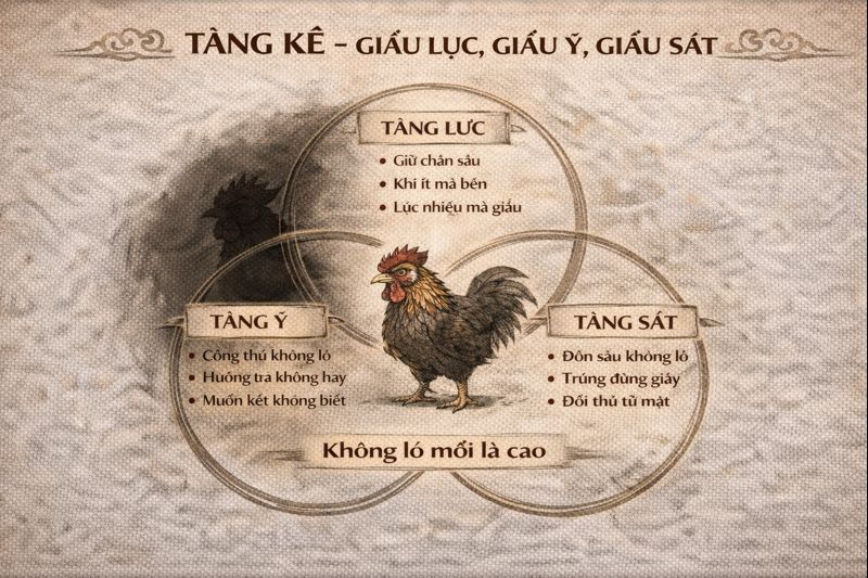 LUẬN TÀNG KÊ – GÀ HAY KHÔNG LỘ TƯỚNG, NGƯỜI CAO KHÔNG LỘ BÀI 3 Tang Ke