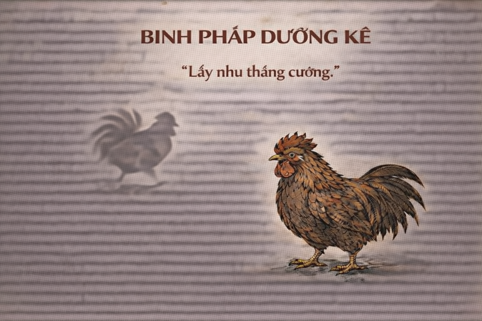Thiên Thứ Mười: Binh Pháp Dưỡng Kê Và Nghệ Thuật Lấy Nhu Thắng Cương 3 Thien Thu Muoi