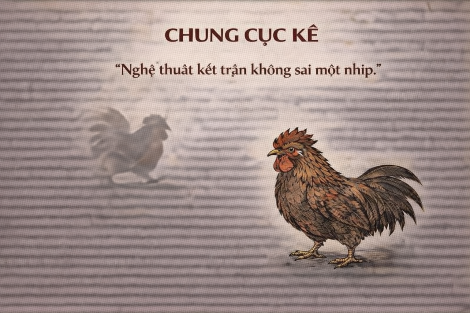 LUẬN CHUNG CỤC KÊ – NGHỆ THUẬT KẾT TRẬN KHÔNG SAI MỘT NHỊP 3 chung luan ke