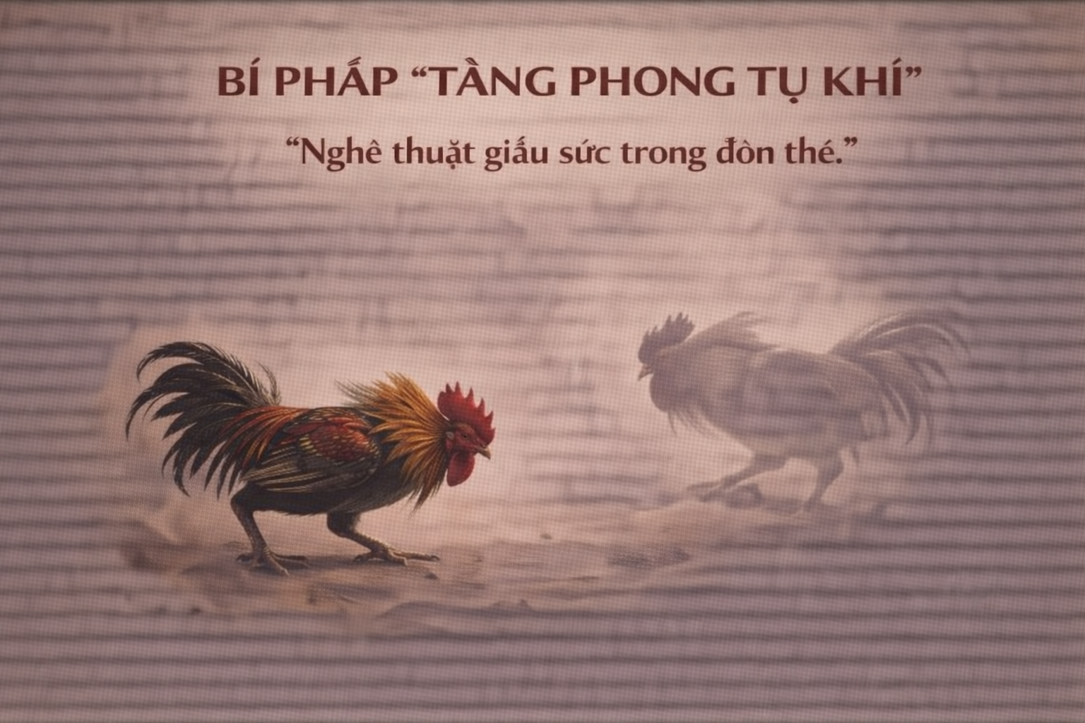 Bí Pháp “Tàng Phong Tụ Khí” – Nghệ Thuật Giấu Sức Trong Đòn Thế 3 Bi Phap Tang Phong Tu Khi – Nghe Thuat Giau Suc Trong Don The