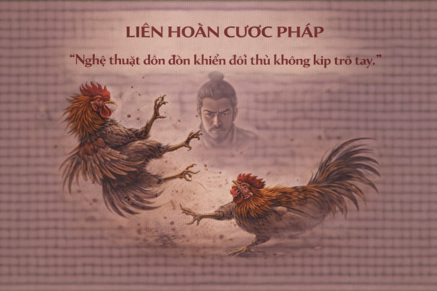 Liên Hoàn Cước Pháp – Nghệ Thuật Dồn Đòn Khiến Đối Thủ Không Kịp Trở Tay 3 Rooster fight and calm observer
