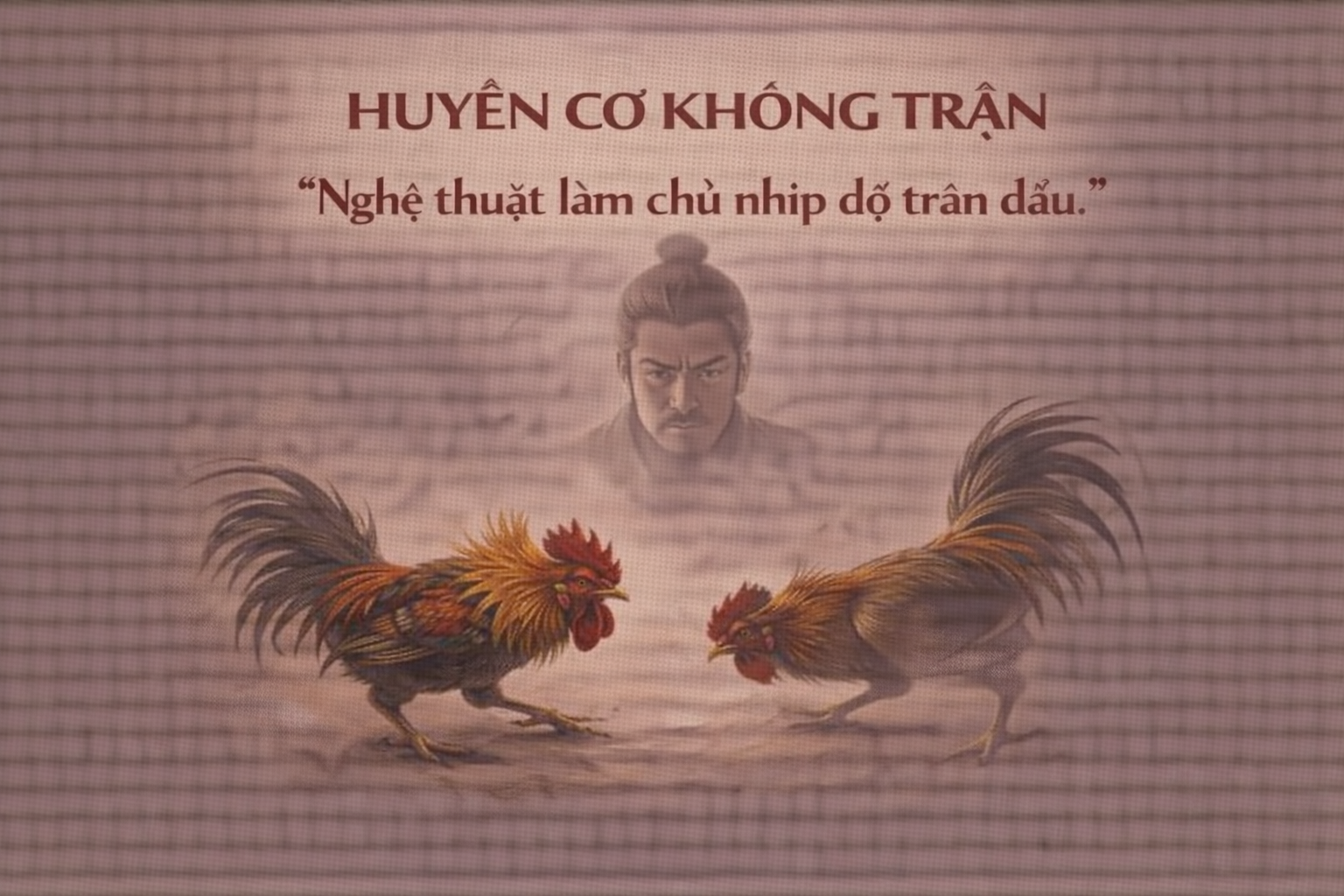 Huyền Cơ Khống Trận – Nghệ Thuật Làm Chủ Nhịp Độ Trận Đấu 3 Rooster fight with focused observer