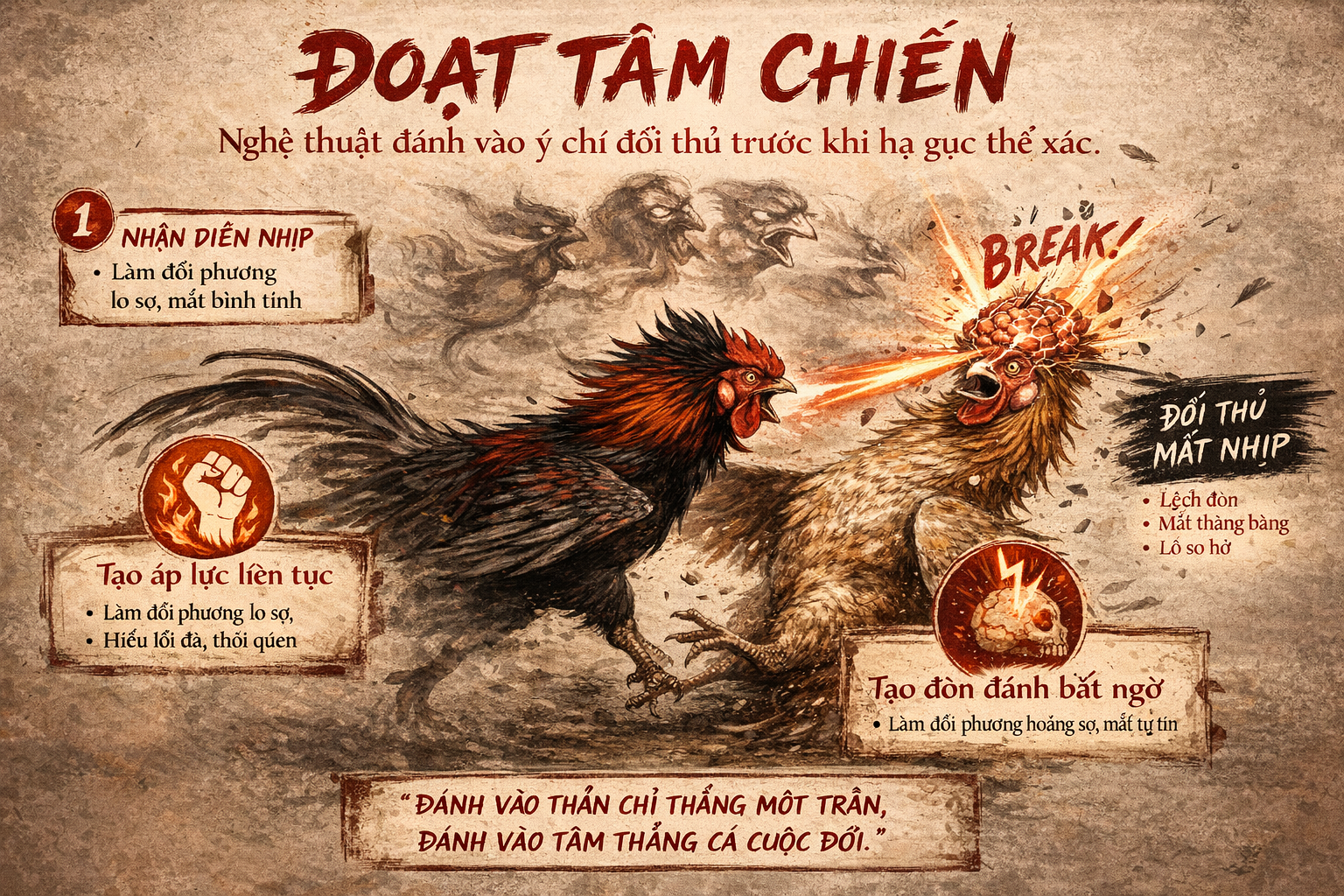 Đoạt Tâm Chiến – Nghệ Thuật Đánh Vào Ý Chí Đối Thủ Trước Khi Hạ Gục Thể Xác 3 Doat Tam Chien