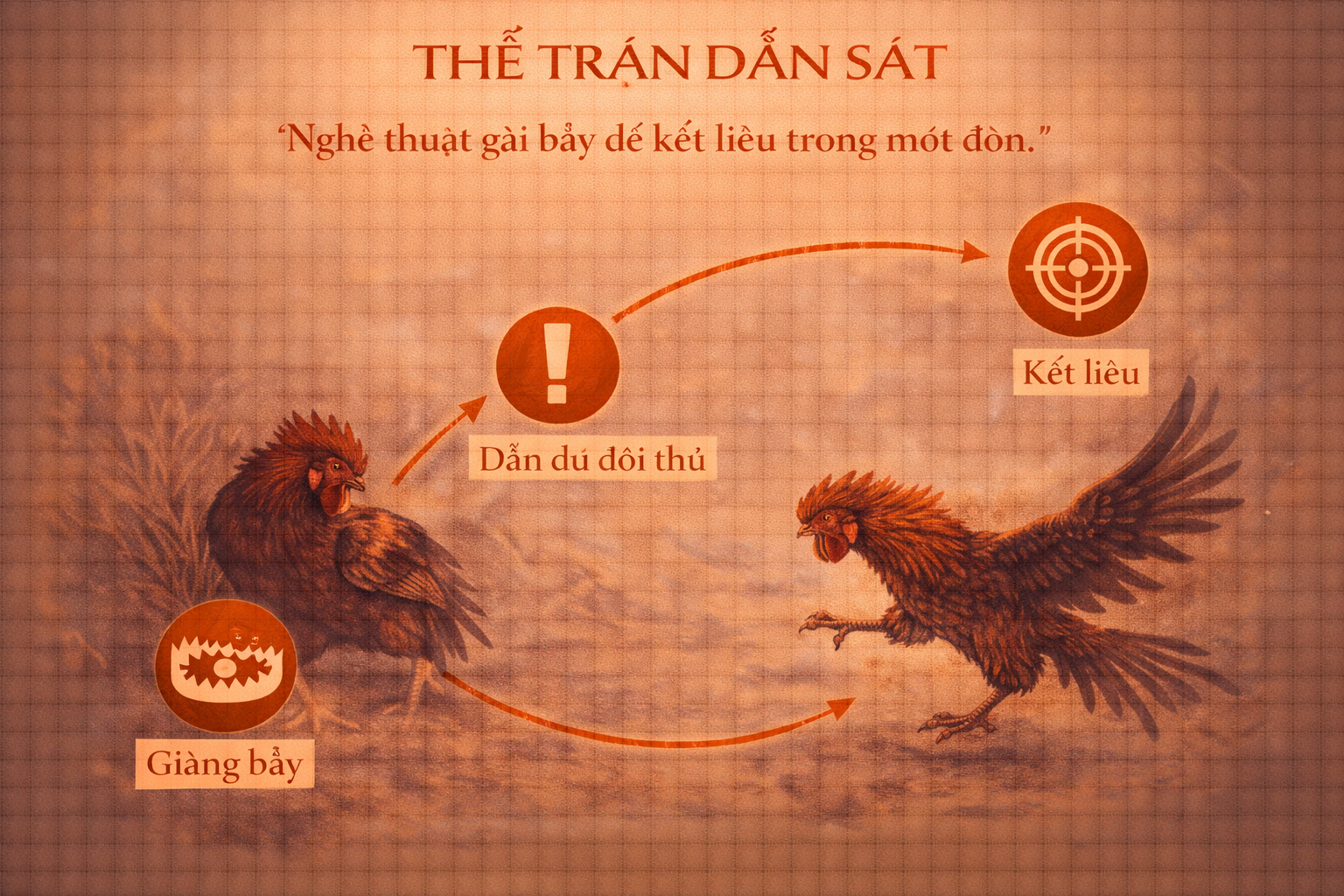Thế Trận Dẫn Sát – Nghệ Thuật Gài Bẫy Để Kết Liễu Trong Một Đòn 3 The Tran Dan Sat