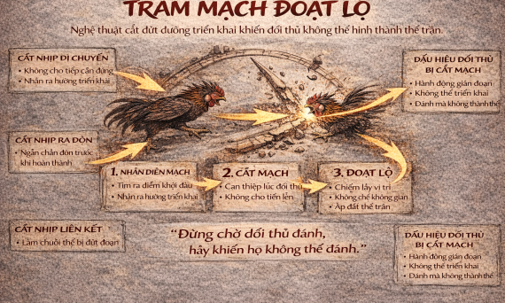 Trảm Mạch Đoạt Lộ – Nghệ Thuật Cắt Đứt Đường Triển Khai Của Đối Thủ 13 Tram Mach Doat Lo