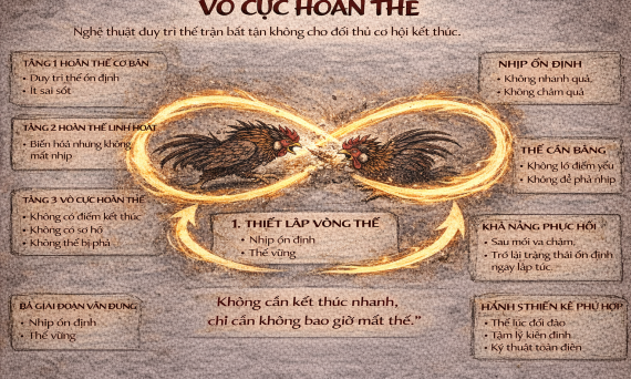 Vô Cực Hoàn Thế – Nghệ Thuật Duy Trì Thế Trận Đá Gà Bất Tận 5 Vo Cuc Hoan The