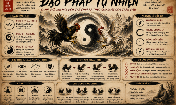 Đạo Pháp Tự Nhiên – Cảnh Giới Khi Mọi Đòn Thế Sinh Ra Từ Chiến Kê 9 Dao Phap Tu Nhien