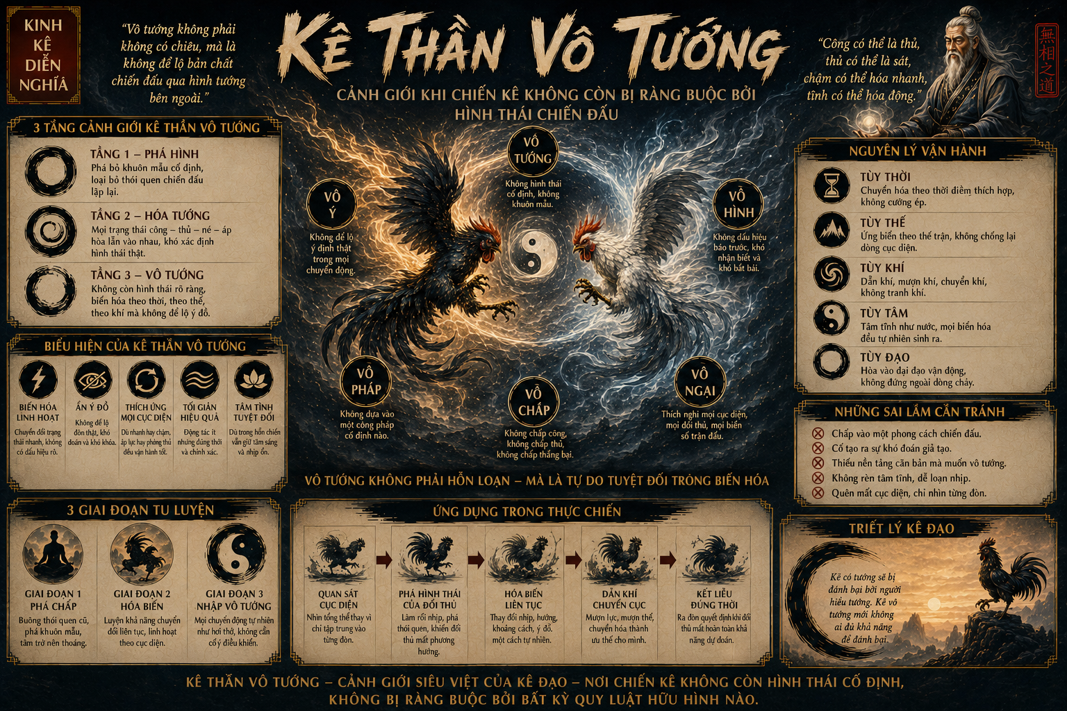 Kê Thần Vô Tướng – Chiến Kê Không Còn Ràng Buộc Bởi Hình Thái Chiến Đấu 1 Ke Than Vo Tuong
