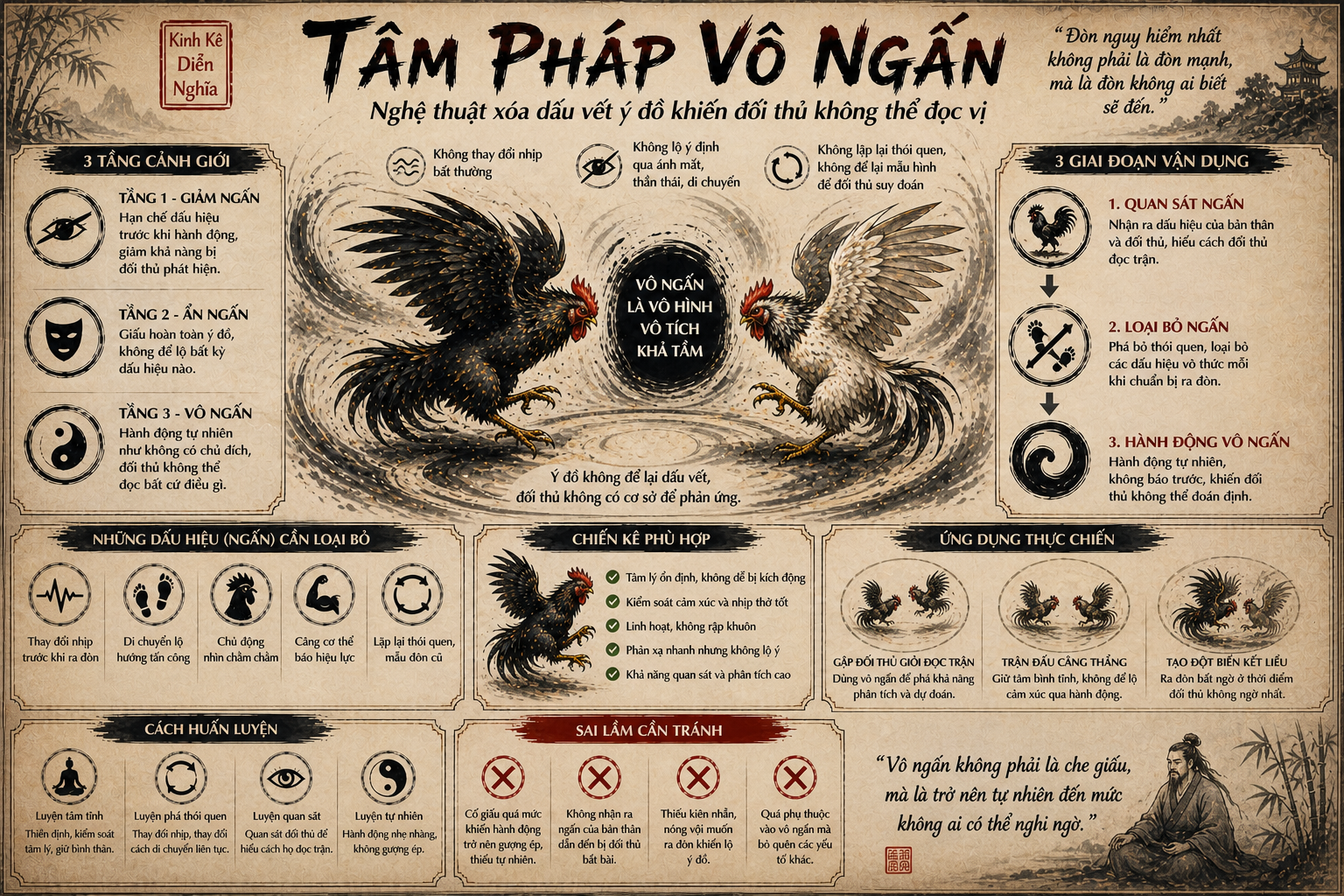 Tâm Pháp Vô Ngấn – Xóa Dấu Vết Khiến Đối Thủ Không Thể Đọc Vị 1 Tam Phap Vo Nga